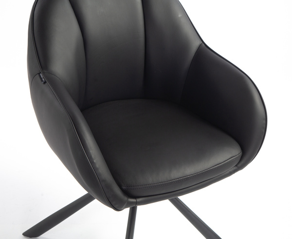 FOTEL HR2055 CZARNY CZARNY PAJĄK