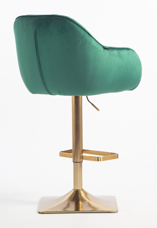 HOKER HR2055KW BUTELKOWA ZIELEŃ WELUR ZŁOTA PODSTAWA